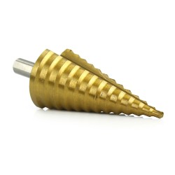 Punta HSS a Scalino | per Trapano | Graduata | Intervallo Diametro 4-39 mm | Attacco 10 mm | Gradazione Ogni 3 mm